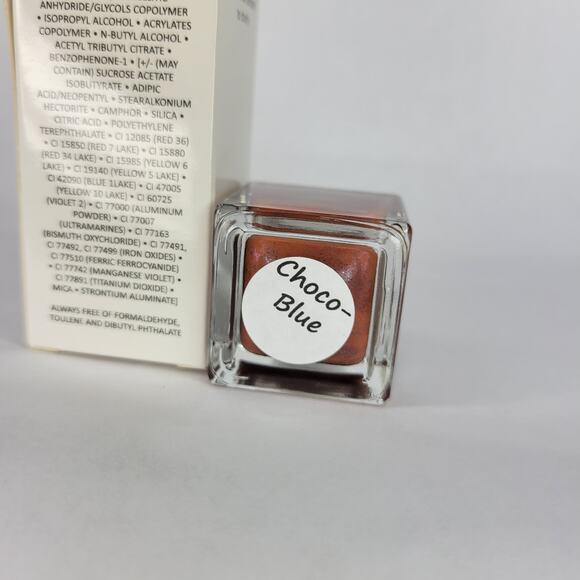 Parrot Polish "Choco-Blue" NEW Shimmer Mauve Pink Glitter Holo Metallic Lacquer - Picture 8 of 8